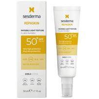 SESDERMA apsauginis fluidas nuo saulės veidui   REPASKIN INVISIBLE LIGHT SPF50+, 50 ml