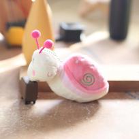 Mielas Mielas Mažas Sraigės Pakabukas Pliušinis Žaislas Lėlė Animacinis Maišelio Kabantis Ornamentas Raktų Pakabukas Lėlė Lėlė 13 cm.