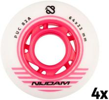 Ratukai riedučiams Nijdam 64x22 mm, 85A , 4 vnt.