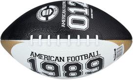 Amerikietiško futbolo kamuolys New Port Mini, juodas/auksinės spalvos
