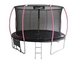 Batutas Lean Sport Max, 366 cm, juodas/rožinis, 12 pėdų