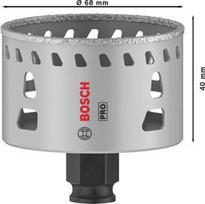 Gręžimo karūnėlė 68mm PRO Tile PC Plus 2608901569 | 6949509237217