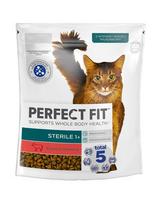 PERFECT FIT (sterilus 1+) 750g jautienos turtingas sausas ėdalas katėms po sterilizacijos