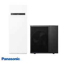 Panasonic Aquarea HP "All in One" šilumos siurblys oras-vanduo (L), 185L talpa (-25°C)  9 kW, 3kW tenas