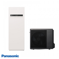 Panasonic Aquarea HP All in One šilumos siurblys oras-vanduo (K), 185L talpa 7 kW, 3kW tenas (-25°C)