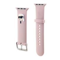 Karl Lagerfeld Karl Head NFT Watch apyrankė Apple Watch 38/40/41 rožinės spalvos