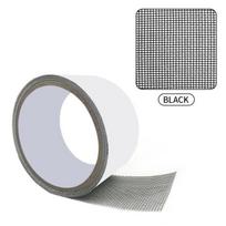 Tinklelio nuo uodų taisymo juosta langų tinkleliui, lipni, dengianti metalinį tinklelį, sandarinimo juosta - 50mm x 3m juoda
