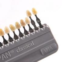 Dantų balinimo vadovas Dental 16Colors Tooth Model Plate Beauty 1pcs