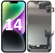 Apple iPhone 14 ekranas : Kokybė - Soft OLED, Tarpinė  (klijai) - Pridėti (+3€)