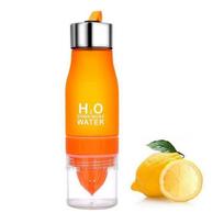 Bouteille Detox - SHOP-STORY - 650 ML - Infuseur de Fruit - Presse Agrume Citron - Couleur Orange oranžinė