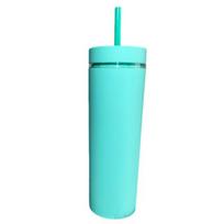 500 ml plonas puodelis su dangteliu ir šiaudeliu, dvigubos sienelės, su dangteliu vaikams, be BPA 500ML šviesiai violetinė spalva