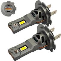 2 vnt H7 LED lemputės 9V-32V CANBUS CSP 8000lm stiprus baltas Off-Road