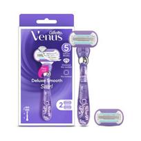 Venus Swirl moteriškas skustuvas + 2 keičiami ašmenys, 1 rinkinys