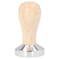 Coffee Tamper Detachable Food Grade Stainless Steel Flat Bottom Coffee Powder Press Hammer with 49mm