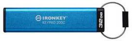 Kingston IronKey klaviatūra 200 32GB USB-C AES Encrypted
