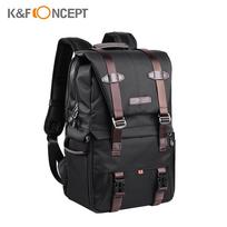 K&F CONCEPT Fotoaparato kuprinė Fotografijos laikymo krepšys Šoninis atidarymas Galimas 15,6 colio nešiojamam kompiuteriui su juoda
