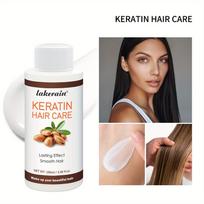 Keratino tiesinantis plaukus kremas, Lyginamasis plaukų kremas, Efektas be pūtimosi tiesiems plaukams, Drėkinantis 100ml