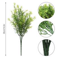 Fake Rosemary Bush Garden Home Decor Outdoor Branches Rattan Leaves Artificial Plant Vines Leaf Green Fake Plastic Wall Hanging žalia