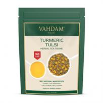 Ciberžolė ir Tulsi arbata (100 g), Ciberžolė Tulsi žolelių arbata Tisane, VAHDAM