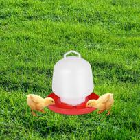 Chicken Drinker Hanging Large Water Dispenser with Carry Handle Quail Waterer for Chickens 8kg