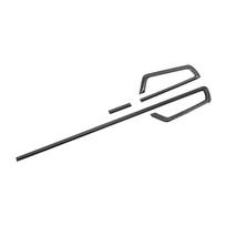 Car Accessories For Toyota Corolla Cross XG10 2021 2022 2023 Hybrid LHD ABS Central Control Dashboard Trim Strip Cover Stickers