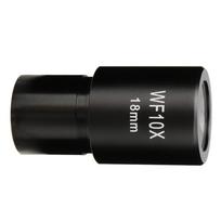 WF10X 18mm Biologinio mikroskopo plataus lauko okuliaras Optiniai lęšiai su skale
