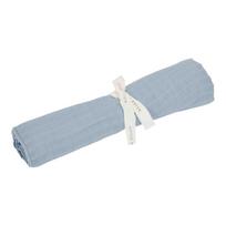 Little Dutch muslino vystyklai "Pure Denim Blue" 120 x 120 cm