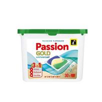 Skalbimo kapsulės PASSION GOLD 3IN1 UNIVERSAL, 30 vnt.