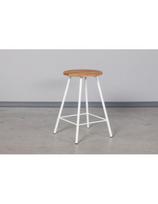 LOFT OAK&WHITE pusbario (65cm) taburetė