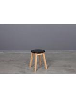 STOOL BLACK TOP ąžuolinė taburetė