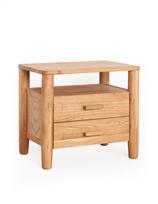 HYGGE 60cm Ąžuolinė spintelė prie lovos