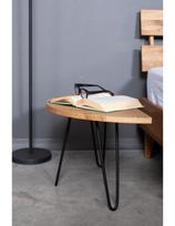 MOON EASY 60cm ąžuolinis šoninis staliukas