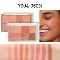 Matte Eight Color Powder Blusher Plate Sweat Resistant Durable Natural Nude Makeup Repair Rouge Plate 01