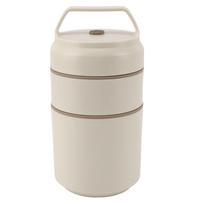 Nerūdijančio plieno izoliuotas maisto indas Dvisienis 620 ml talpos Sandarus dangtelis Izoliuotas maistas L