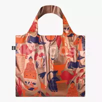 LOQI pirkinių krepšys „Ancient Artefacts Metallic Rose Gold Bag“