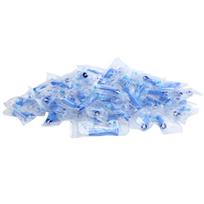 100pcs  box Disposable Dental Teeth Polisher Oral Mouth Whitening Polishing AccessoryBlue (Hard mėlyna