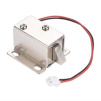 Solenoidinis elektromagnetinis elektrinis užraktas, skirtas durų spintelės stalčiui balta