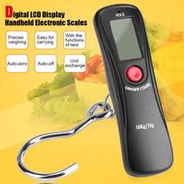 WEIHENG 50kg/10g Skaitmeninis LCD Ekranas Bagažo svarstyklės Elektroninės Nešiojamos Kelioninės Svarstyklės