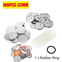 100/200 rinkinių metalinių ženkliukų smeigtukų mygtukų gaminimo reikmenų 25 mm 32 mm 37 mm 44 mm 58 mm apvalių ženkliukų dalių mygtukų gamybos mašinai