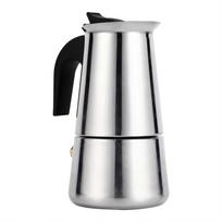Nerūdijančio plieno perkoliatoriaus „Moka Pot“ kavos virimo aparatas, viryklė, skirtas naudoti namuose (100 ml)