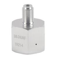 Gazuoto vandens CO2 adapteris mini reguliatorius naminio alaus „Corny Keg“ 3/8?24UNF į 6ACME?6G