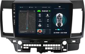 "Android 14" automobilinis radijas "Mitsubishi Lancer" 2008-2016 m. - Galinio vaizdo kamera - 10" IPS - Palaiko DAB+/valdymą vairo ratu/WiFi/Bluetooth/Mirrorlink/Carplay/USB/RDS/GPS 2G + 32G