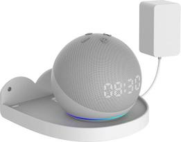 "Aokicase JT01", suderinamas su "Google Nest WiFi" maršrutizatoriumi + "Point2" laikikliu Sieninio laikiklio stovo priedas su integruotu kabelių valdymu, nereikalaujantis varžtų Garsiakalbių priedų stovas (baltas)