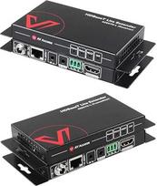 "AV Access" 4K HDMI ilgintuvas (HDBaseT) iki 70 m, UHD 4K @ 60Hz/30Hz HDR10 ir 3D, EDID valdymas, CEC, HDCP 2.2, 2 krypčių PoE + IR + RS232, nulinis vėlavimas per Cat5e/6a/7, Plug & Play
