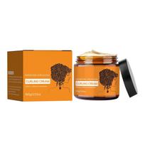Curl Cream Natūralus drėkinamasis nenuplaunamas kondicionierius Wave Elastic Styling Styling Elastin One Size balta