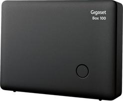 "Gigaset" DECT bazinės stoties dėžutė 100, skirta jūsų ryšio sistemai su "Gigaset" rageliais - bazė palaiko 6 ragelius, skirtus analoginiam telefono ryšiui, juoda