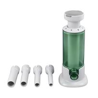 Sausage Stuffer Maker PP PS Household Vertical Manual Sausage Filling Machine with 4 Stuffing Tubes žalia