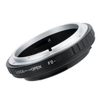 FDEOS EF žiedo adapterio objektyvo adapteris FD objektyvas, skirtas Canon EOS EF tvirtinimo kamerai balta