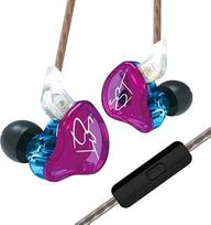 "Keephifi KZ ZST" laidinės ausinės su mikrofonu, 1BA+1DD "HiFi In-Ear" ausinės, slopinančios triukšmą, laidinės su stereofoniniu bosiniu būgnu (spalvotos, su mikrofonu)