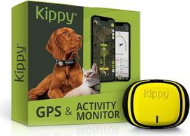 "Kippy" GPS sekimo apykaklė "Evo" šunims ir katėms - sveikatos ir aktyvumo sekimo įrenginys - GPS sekimo įrenginys šunims ir katėms - vandeniui atsparus GPS sekimo įrenginys - sekimo įrenginys su akimirksniu įspėjančiu signalu ir šviesos diodu - geltonas